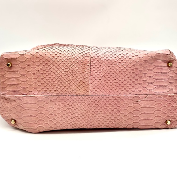 Furla Leather Croc Embossed Carmen Tote - Picture 9 of 9